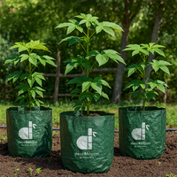 Sacs de plantation biodégradables en HDPE respirants et écologiques personnalisés pour la plantation à domicile et au jardin (sans poignée)