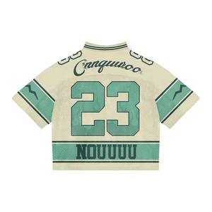 Custom Sublimation Prints <b>Men's</b> Summer Boxy <b>T</b>-<b>Shirt</b> Oversized Basketball & Soccer Jersey with Drop Shoulder France Jersey - Product Image 2