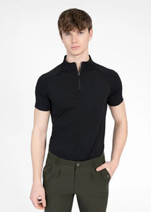 Camiseta de Manga Corta para Hombre, Transpirable y Ligera, para Montar a Caballo, Capa Base Ecuestre para Competición, OEM ODM - Product Image 4