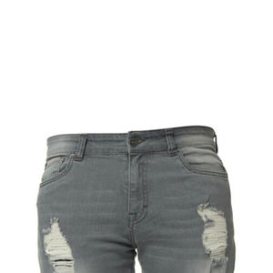 Short en jean personnalisé de haute qualité pour hommes Services ODM fabriqués en usine Mode chaude Style décontracté Motif solide Dernier bouton en gros - Product Image 4