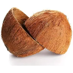 Cáscara de coco/cáscara de coco crudo sin pulir/cáscara de coco vacía seca, suministros de manualidades