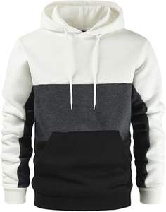 Sweat à capuche d'hiver décontracté surdimensionné pour homme de haute qualité avec fermeture éclair, design uni brodé, polyester/coton, logo personnalisé, poches avant - Product Image 5