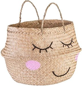 Cestas decorativas de ratán para habitación de niños, cesta de almacenamiento con forma de estrella bonita, venta al por mayor para almacenamiento de Juguetes - Product Image 2