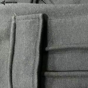 เสื้อฮู้ดผู้ชายสำหรับฤดูหนาว ผ้าฝ้ายฟลีซ 100% เป็นมิตรกับสิ่งแวดล้อม ระบายอากาศได้ดี กันลม สไตล์ลำลอง สีพื้น ย้อมสีเรียบ แบบกำหนดเอง 420 - Product Image 2