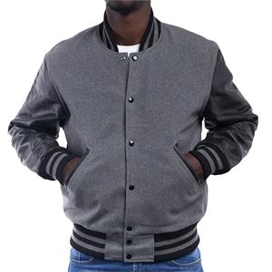 Veste universitaire coupe-vent avec logo personnalisé de designer vente en gros vierge respirante vintage de haute qualité unisexe hiver causal bouton unique - Product Image 3
