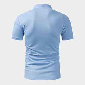 Polos de algodón personalizados al por mayor de fábrica OEM profesional, camiseta Polo OEM con logotipo bordado personalizado de alta calidad para hombre - Product Image 3