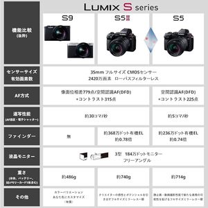 LUMIX S5II International Version Mirrorless <b>Camera</b> Kit with 20-60mm F3.5-5.6 L <b>Mount</b> Lens DC-S5M2KK Video Cameras - Product Image 2