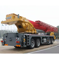 Grue sur camion Sany STC800C5-8 d'occasion, 80 tonnes, modèle 2022, avec moteur et pompe chinois d'origine, hauteur de levage 78 m, à vendre