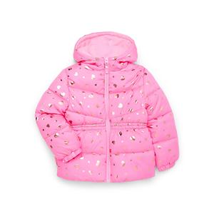 Vestes d'hiver personnalisées pour filles OEM/ODM Fournisseur de manteaux bouffants imprimés - Product Image 1