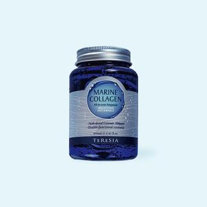 Ampoule de collagène tout-en-un Teresia Marine, anti-rides, raffermissante, peptides, hydratante pour le visage et les yeux, pour femmes, en flacon, coréenne - Product Image 1
