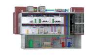 Unité de refroidissement centrifuge refroidie à l'eau certifiée AHRI Trane avec compresseur à vis, réfrigérant R134a, capacité de refroidissement de 879-3868 kW