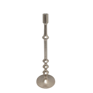 Porte-bougie classique en aluminium noir de grande taille pour Noël pour les décorations de table et de mariage - Product Image 2