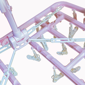 ราวแขวนผ้าสำหรับผู้ใหญ่และเด็กขนาด42คลิปพับเก็บได้และพกพาได้ - Product Image 5
