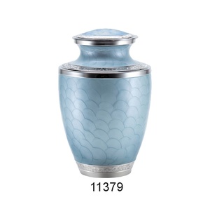 Nouvel arrivage Urne funéraire gravée florale pour les cendres sacrées Fournitures funéraires modernes Urnes souvenir - Product Image 4