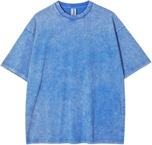 Camisetas de Algodón Orgánico Vintage para Hombre, Personalizadas, Extra Grandes, Lisas, 100% Algodón, Lavado Ácido, Venta al por Mayor - Product Image 4