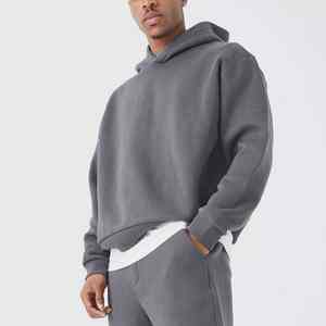 Conjunto Deportivo de 2 Piezas para Hombre, Sudadera con Capucha Extra Grande de Felpa 100% Algodón de 600 Gsm, Pantalones Jogger Holgados, Invierno 2026, Alta Calidad - Product Image 6