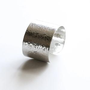 2025 nueva llegada brazalete de oro esterlina martillado para damas moda en último diseño joyería de moda - Product Image 5