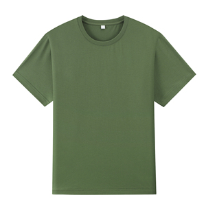 Camiseta de Algodón con Cuello Redondo, Informal, Lisa, de Manga Corta para Hombre, Transpirable, de Alta Calidad, Corte Regular, para Fitness - Product Image 4