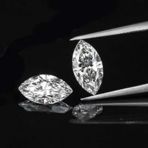 Diamant de laboratoire taille marquise 3.75x1.75MM, DEF VS, éco-responsable, pour bague ou pendentif halo, pour elle, 5 pièces - Product Image 6