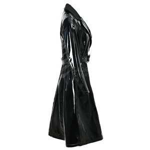Abrigo de cuero de diseño único hecho en Pakistán abrigo de cuero de mujer transpirable duradero superventas para venta en línea - Product Image 3