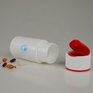 175 ml 6 oz 8 oz 10oz 300 <span class=keywords><strong>CC</strong></span> Botella de HDPE de vitamina esmerilada negra Tapa giratoria de tacto suave Botella de suplemento de <span class=keywords><strong>boca</strong></span> ancha para pastillas - Product Image 2