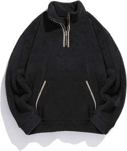 Sweat-shirt d'hiver pour homme en coton 100% à logo personnalisé, vente chaude, coupe décontractée, confortable, uni, écologique, respirant - Product Image 1