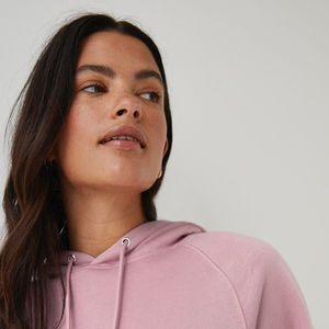 Sudadera con Capucha para Mujer, Estilo Casual Urbano, de Alta Calidad, con Logotipo Personalizado Impreso y Bordado, Forrada, 100% Algodón, Hombros Caídos, para Invierno - Product Image 5