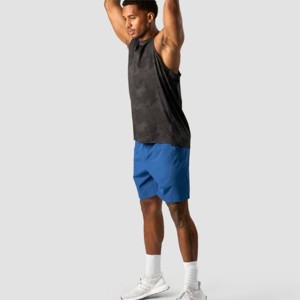 Pantalones cortos duraderos de entrenamiento atlético para hombre: ligeros y flexibles, ideales para ejercicios y deportes de alta intensidad - Product Image 2