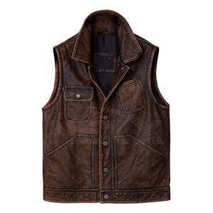 Best Selling NEXX SPORTS Men's Winter Casual <b>Leather</b> <b>Vest</b> Outerwear High Quality Breathable Customizable Colors Logo OEM Service - Product Image 1