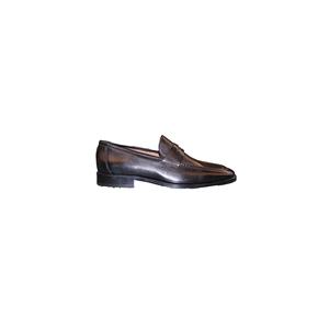 Scarpe classiche in vera pelle da uomo con lacci nere - Product Image 1