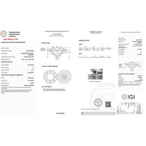 Colgante y Dije de Diamante Unisex de 1 Quilate VS1/D, Cultivado en Laboratorio, Corte Brillante Redondo, Certificado IGI - Product Image 2