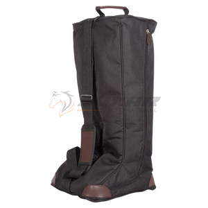 Bolsa clásica para casco ecuestre con forro interior amplio y transpirable, tela reforzada con cremallera deslizante suave y agarre cómodo - Product Image 2