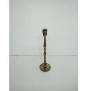 Modern Iron <b>Candle</b> <b>Holder</b> with Antique Finish Handcrafted Heat Resistant Design for Classic Artistry Royal Refinement Any Space - Product Image 6