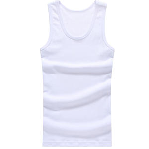 Hot Sale <b>Muscle</b> <b>Vest</b> Blank 100% Cotton Sleeveless T Shirt Men Tank Top - Product Image 3
