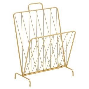 Porte-revues en métal noir à fente unique personnalisé, design géométrique pour la maison, le bureau et l'école, pour le salon - Product Image 2