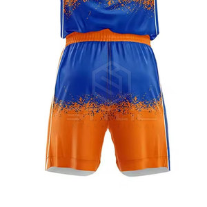 เครื่องแบบบาสเก็ตบอลสำหรับผู้ชายเครื่องแบบบาสเก็ตบอลดีไซน์ใหม่2025ออกแบบได้ตามต้องการ - Product Image 4