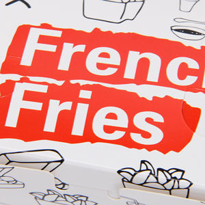 Bandeja Plegable Portátil de Cartón Blanco de Alta Gama, Ecológica, <span class=keywords><strong>para</strong></span> Hot Dogs, Caja de Papel Kraft <span class=keywords><strong>para</strong></span> Pollo Frito y Papas Fritas, con Forro de Esponja y Brillo - Product Image 3