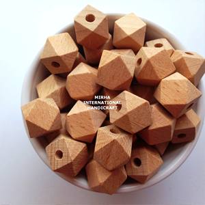 16 20mm Macaron Couleur Octogonal Carré Bois Perles de Bois Colorées Personnalisées en Forme et Taille Livraison Rapide depuis l'Inde - Product Image 4