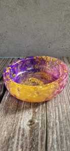 Tazón de Resina Hecho a Mano, Plato Decorativo para Baratijas, Porta Joyas, Arte en Epoxi, Plato para Servir Colorido, Decoración Moderna para el Hogar, Idea de Regalo Única - Product Image 4