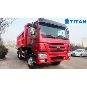 Camion benne d'occasion Sinotruk Howo ZZ3257 6x4, transmission automatique, norme d'émission Euro 5, 30t de charge utile, neuf, moteur Weichai - Product Image 2