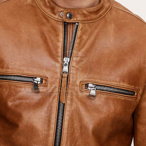 แจ็กเก็ตหนังแฟชั่นสำหรับผู้ชาย, แจ็กเก็ตหนังแฟชั่นฤดูหนาวดีไซน์ทันสมัยเสื้อโค้ทลำลองอบอุ่นสำหรับฤดูหนาวของผู้ชายแจ็คเก็ตหนังมีสไตล์ - Product Image 2