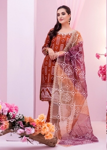 ชุดเดรสพิมพ์ลายปักคอ2025จากร้าน Salwar Kameez ชุดแต่งกายสำหรับใส่สนามหญ้า - Product Image 4