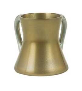 Taza de doble ASA ritual judío de la India, taza de lavado para lavar a mano, judaica para rutinas diarias o uso en fiestas - Product Image 1