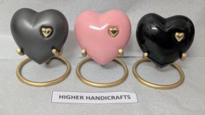 <b>Decorative</b> Small <b>Heart</b> Keepsake Urn with Stand Memorial Cremation Urn Wholesale - Product Image 6