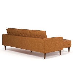 Sofá seccional convertible Gc Tufted Set 220x82cm Bc Simili Sang Trng Ph Hp V Thoi para salas de estar Tch Hp Chc Nng - Product Image 4