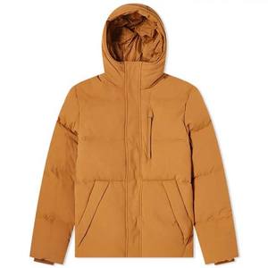 Vestes rembourrées surdimensionnées en coton pour hommes, veste d'hiver matelassée pour hommes, logo personnalisé imprimé pour hommes, manteau décontracté à glissière - Product Image 1