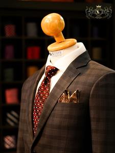 Unisex #210ชุดสูทธุรกิจแขนยาวคอวี2ชิ้นด้านหน้ามีกระดุมระบายอากาศได้ดีไซส์ใหญ่พิเศษ - Product Image 4