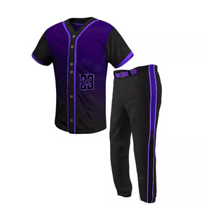 Tenue de baseball personnalisée à séchage rapide, confortable, grande taille, respirante, ensemble de tenue de baseball et de softball - Product Image 3