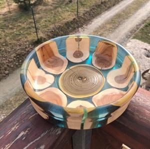 ชามไม้และเรซิ่น - ภาชนะใส่อาหารแบบใช้แล้วทิ้งที่เป็นมิตรกับสิ่งแวดล้อม ทำด้วยมือ สำหรับงานปาร์ตี้และงานแต่งงาน ปรับแต่งขนาดได้ ผลิตในอินเดีย ราคาดีที่สุด - Product Image 4