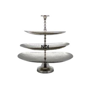 Soporte de aluminio para pasteles de alta calidad para decoración de fiestas de cumpleaños y eventos, para uso en restaurantes, hoteles y panaderías. - Product Image 4